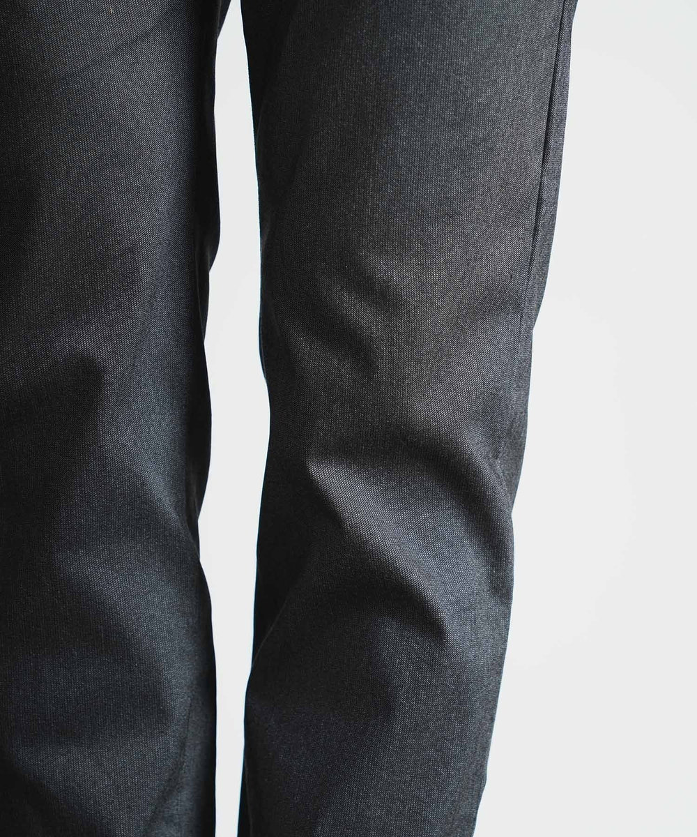 UNION STATION ハケメストレッチパンツ チャコールグレー