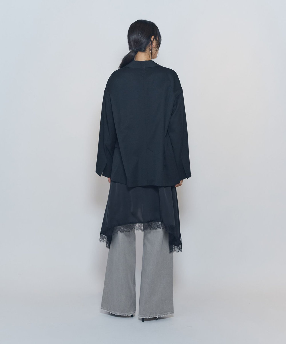 1er Arrondissement ウールリラックスジャケット ブラック