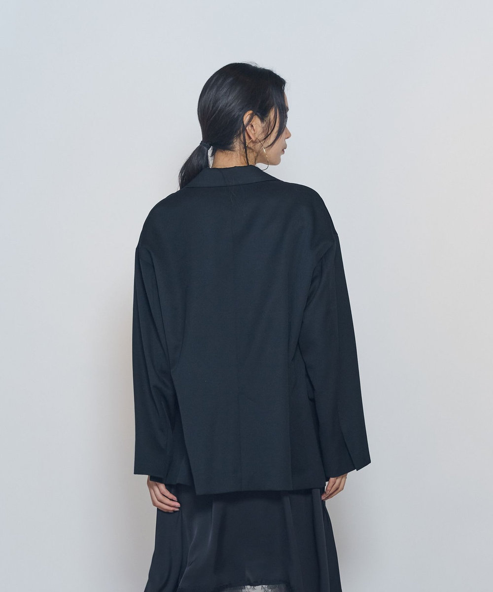 1er Arrondissement ウールリラックスジャケット ブラック