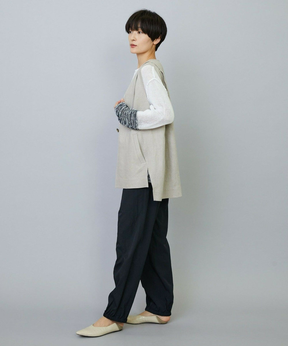 MOGA リネンオックスジレ ベージュ