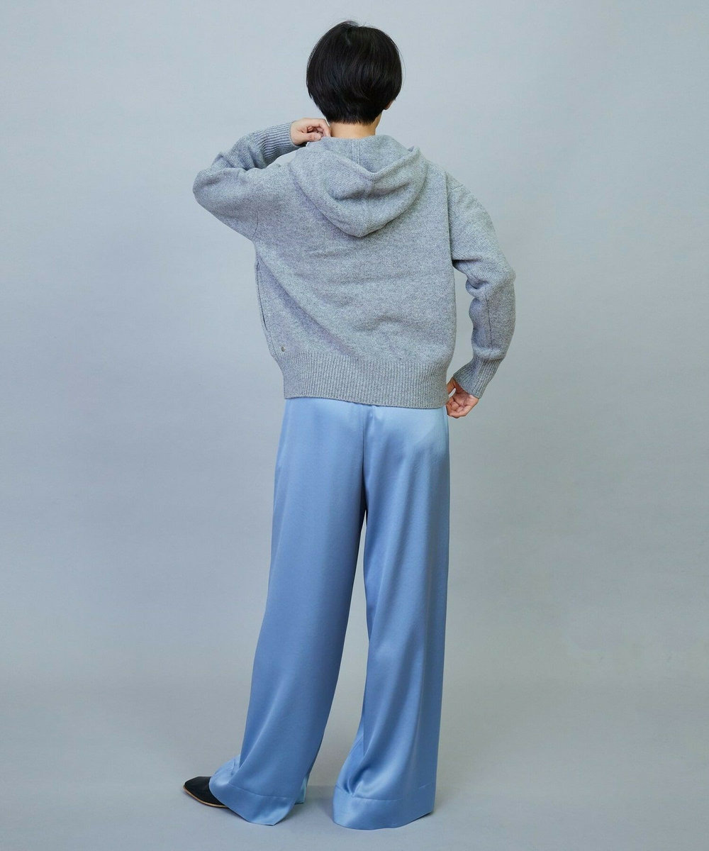 MOGA ANNUAL×MOGA　ウールカシミヤニットパーカー グレー