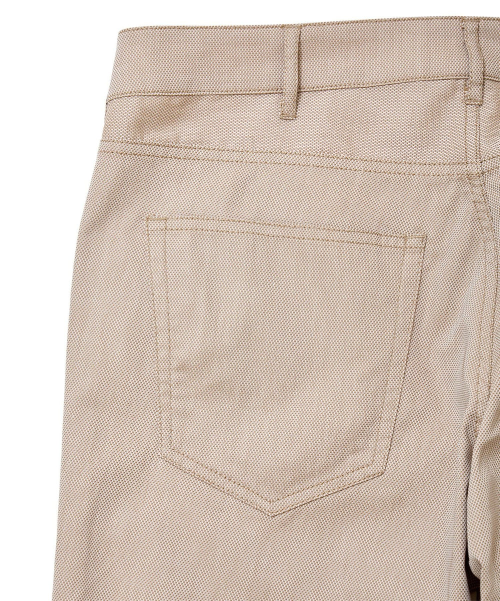 MEN'S BIGI COOLMAXドビーストレッチクロップドパンツ ベージュ