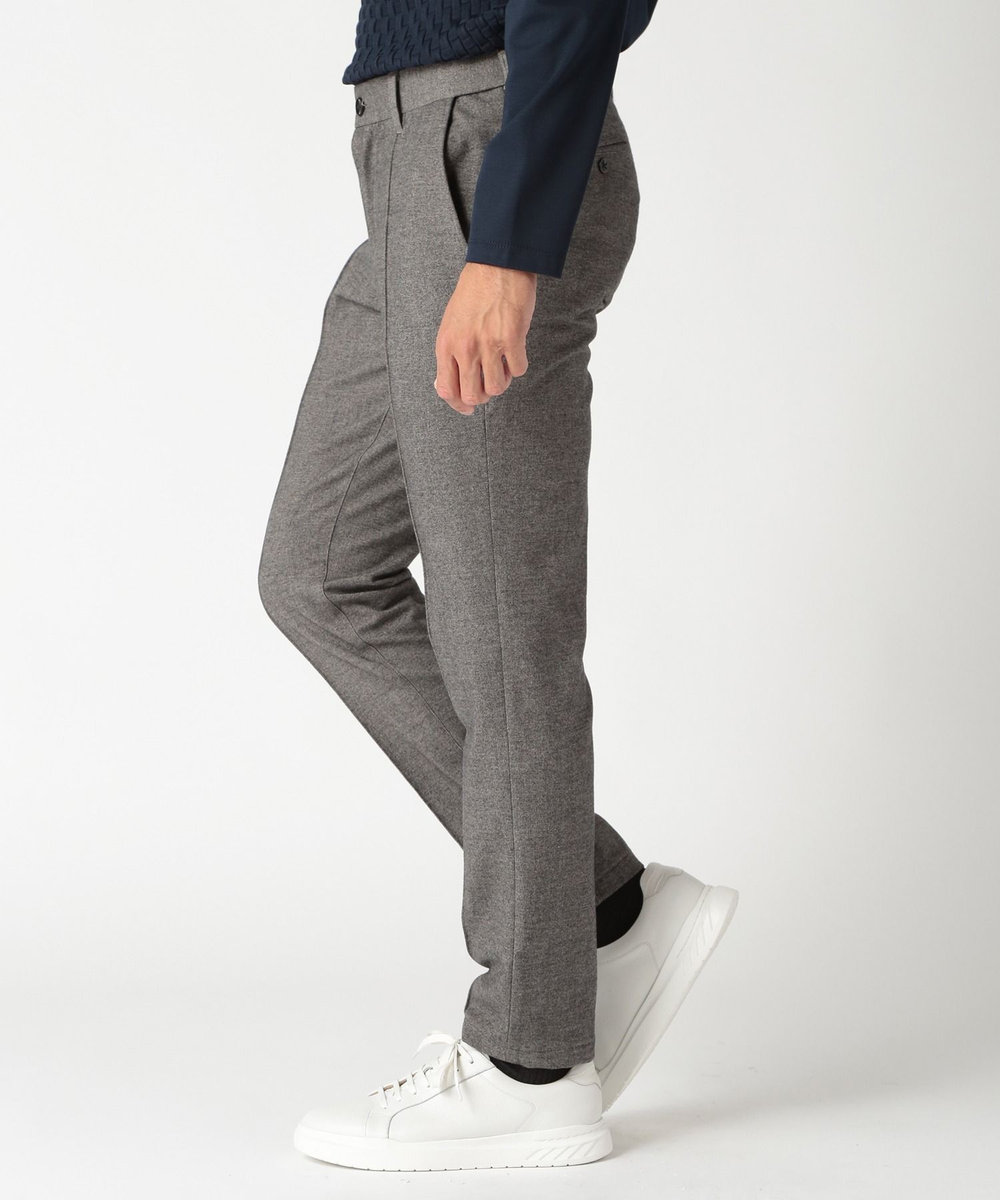 MEN'S BIGI TR起毛ピンドットストレッチパンツ グレー