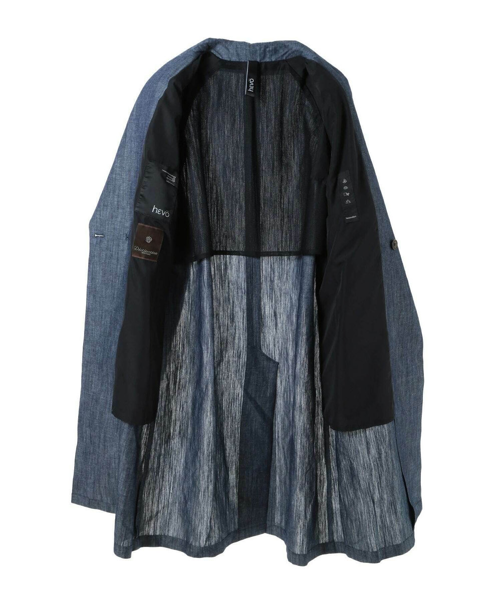 MEN'S BIGI 【Hevo／イーヴォ】コットンリネンシャンブレースプリングコート ネイビー