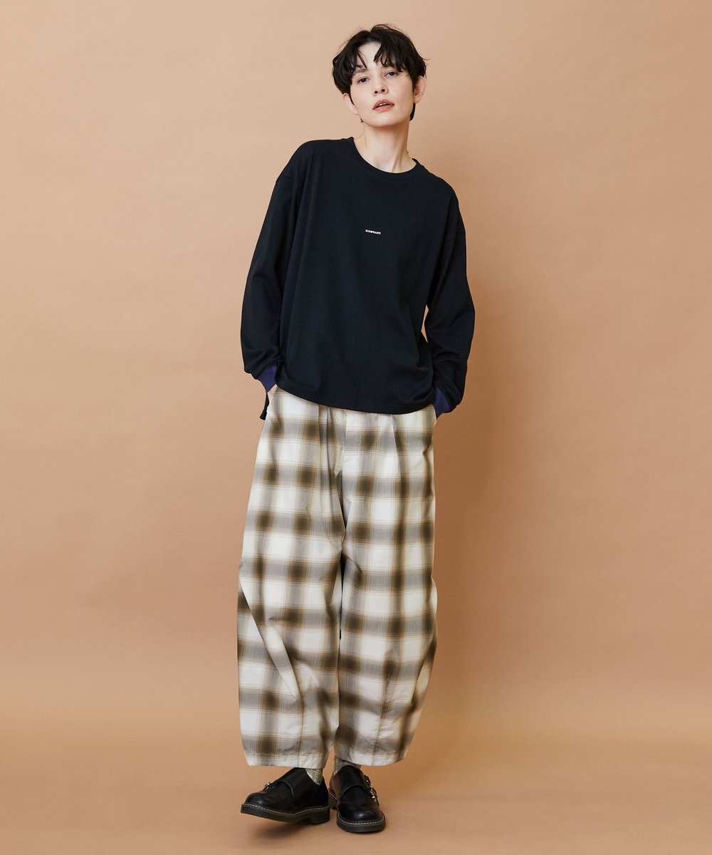 FRAPBOIS オンブレー パンツ ベージュ