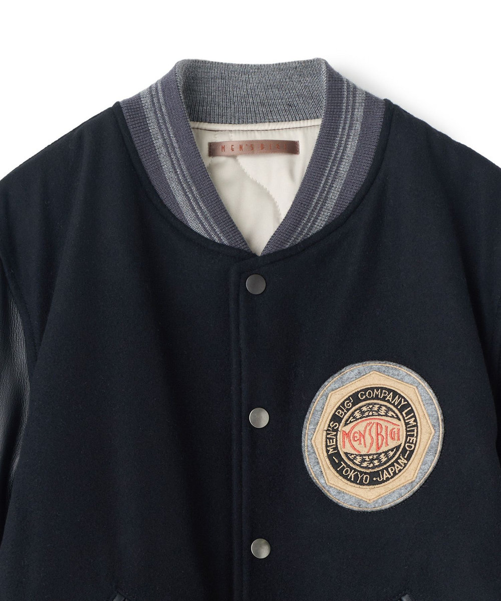 MEN'S BIGI 1985 MODEL Super 140's STADIUM JUMPER ブラック