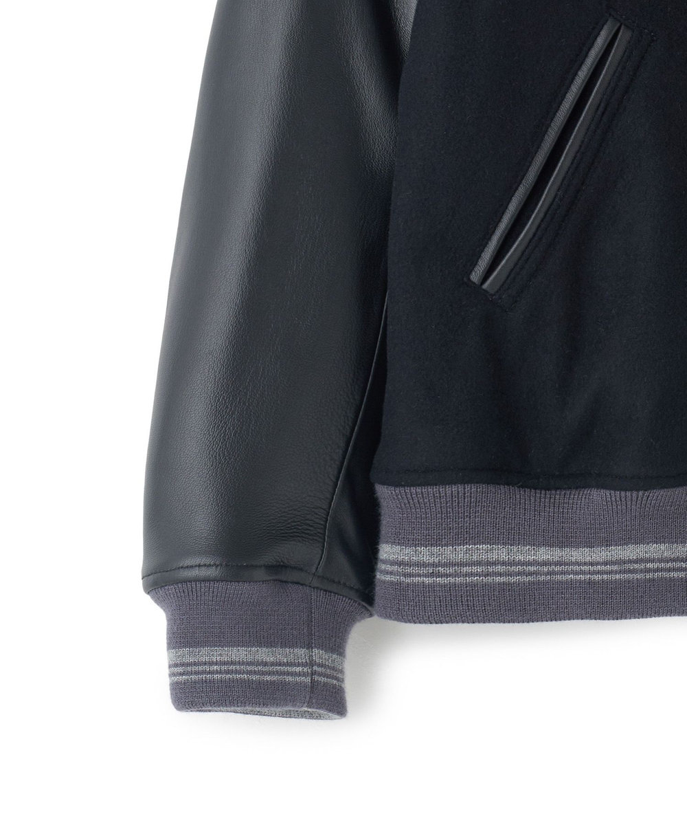 MEN'S BIGI 1985 MODEL Super 140's STADIUM JUMPER ブラック