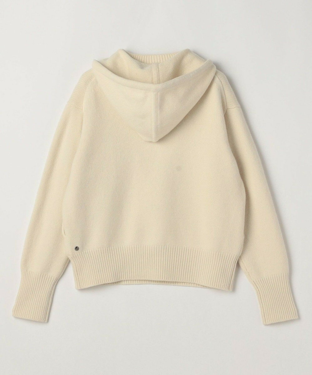 MOGA ANNUAL×MOGA　ウールカシミヤニットパーカー オフホワイト