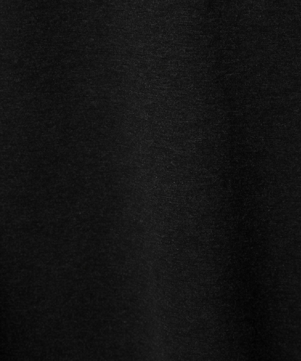 MEN'S BIGI 【ACTIVE TAILOR/アクティブテイラー】シルケットスムースクルーネックTシャツ＜接触冷感 / UVカット＞ ブラック