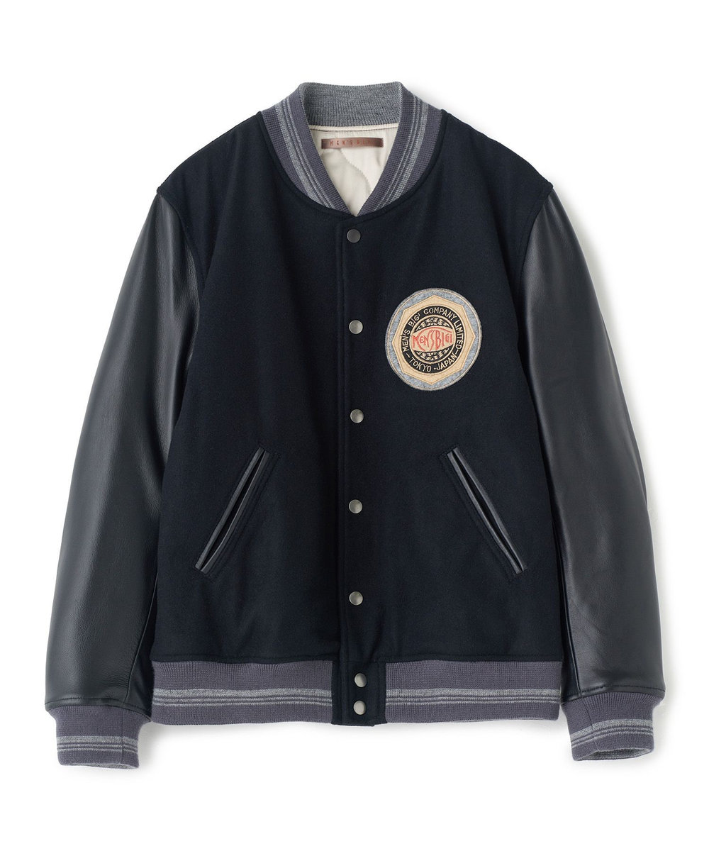 MEN'S BIGI 1985 MODEL Super 140's STADIUM JUMPER ブラック