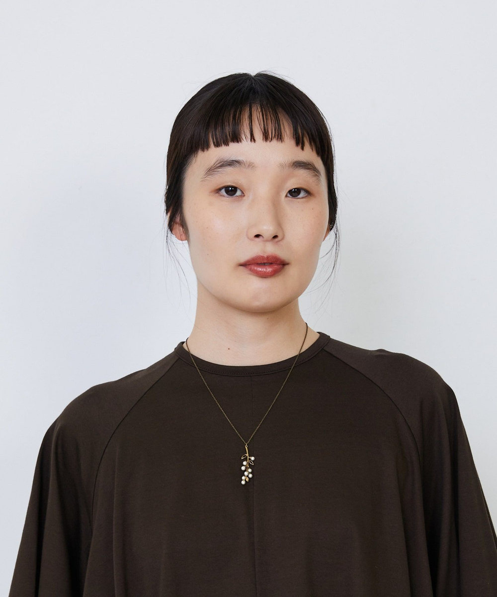 LOISIR ボタニカルワントップネックレス オフホワイト