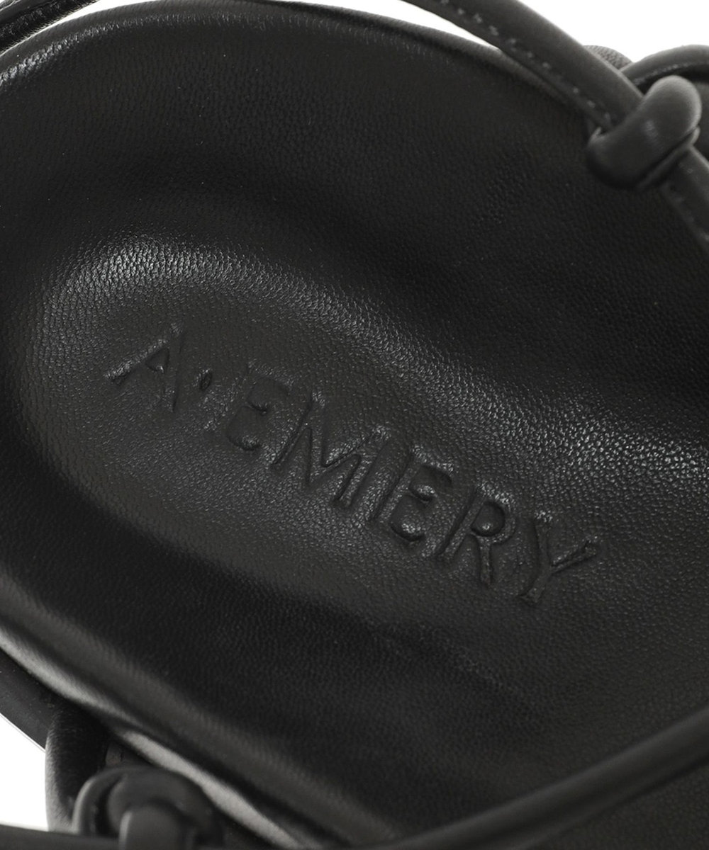 1er Arrondissement ＜A・EMERY (エー・エメリー)＞レースアップサンダル ブラック