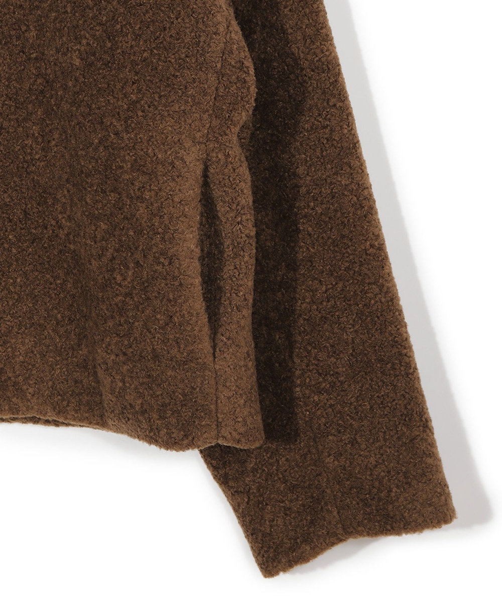 MEN'S BIGI 【50th Anniv . 菊池武夫】WOOL BLEND BOA PILE BLOUSON ブラウン