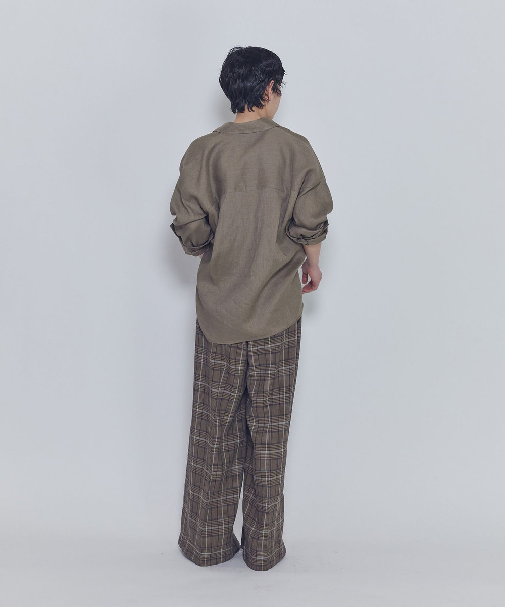 1er Arrondissement 【リニューアル】ウォッシュリネンシャツ ベージュ
