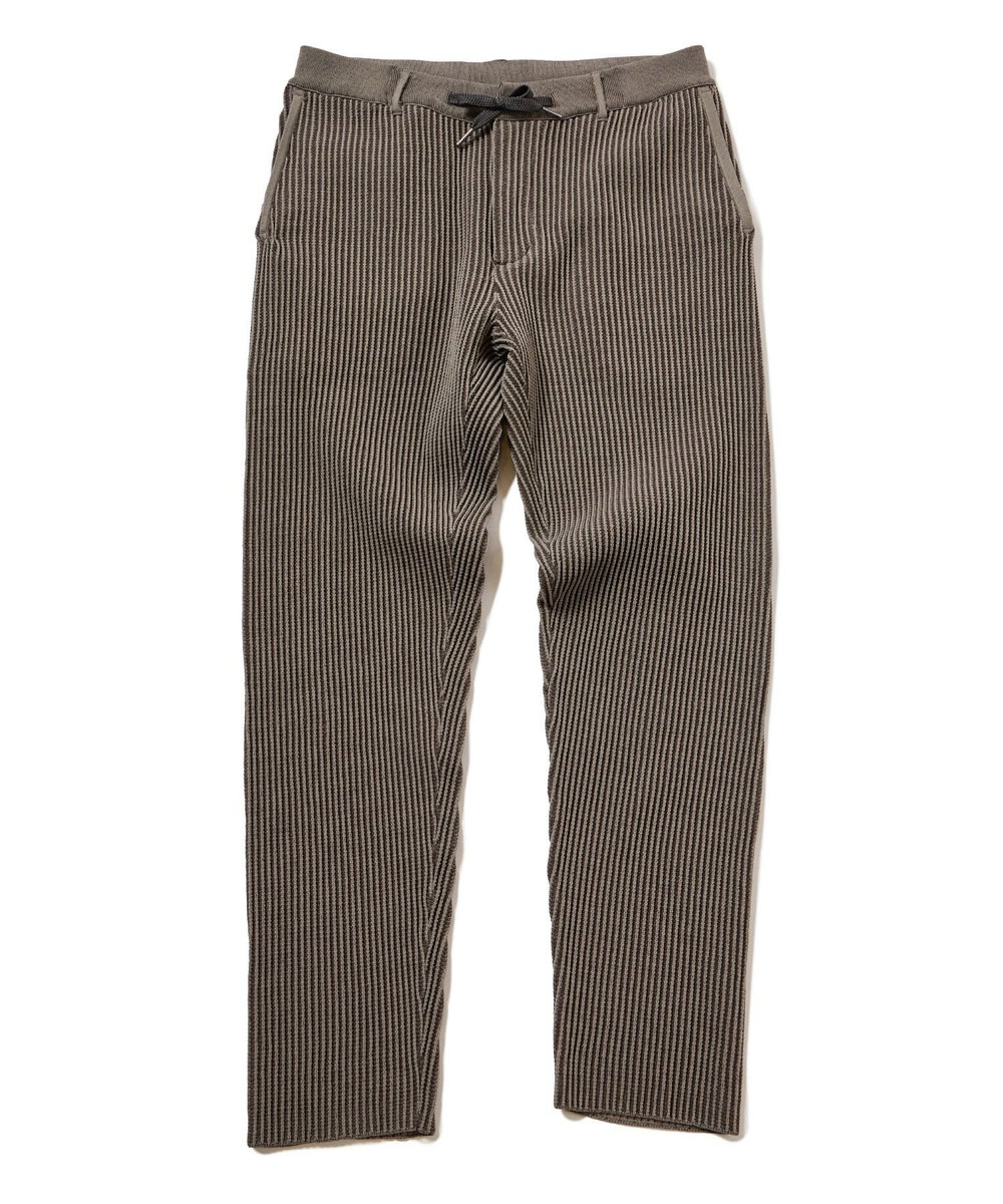 MEN'S BIGI たて畝ニットジャージイージーパンツ＜セットアップ対応＞ ブラウン