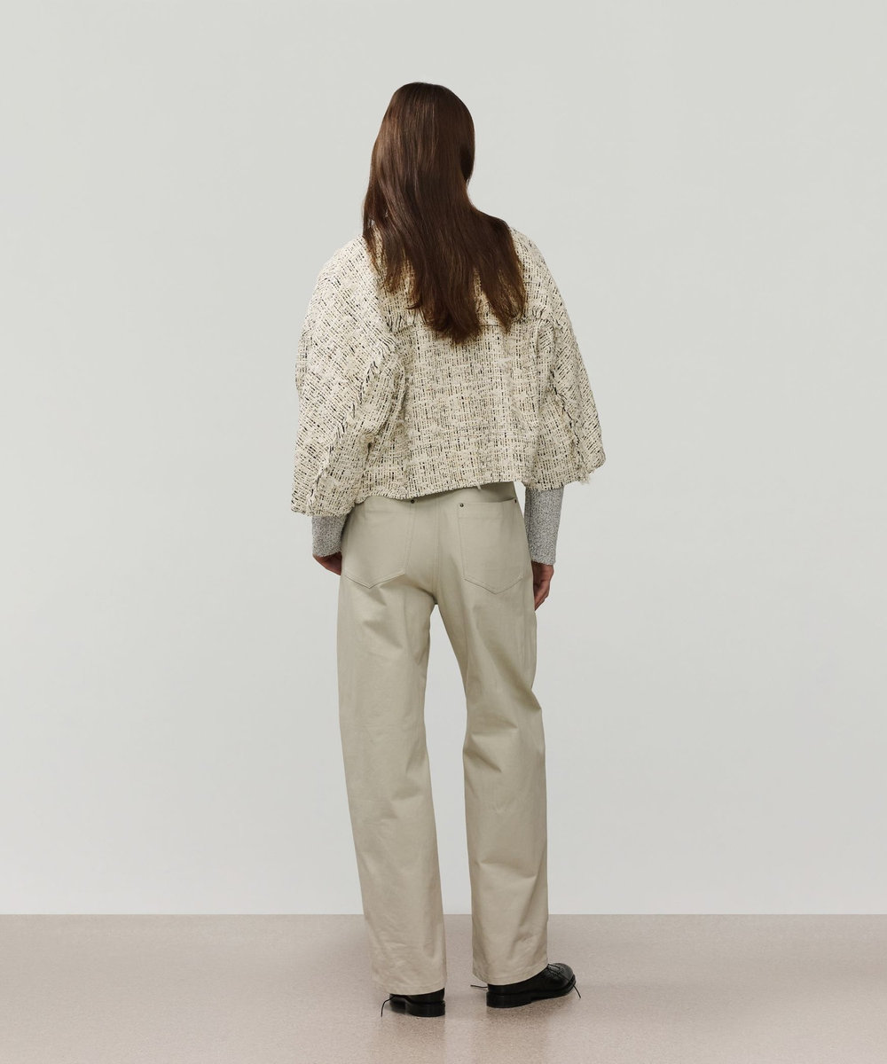 DÉPAREILLÉ CHECK TWEED JACKET / チェックツィードジャケット ベージュ