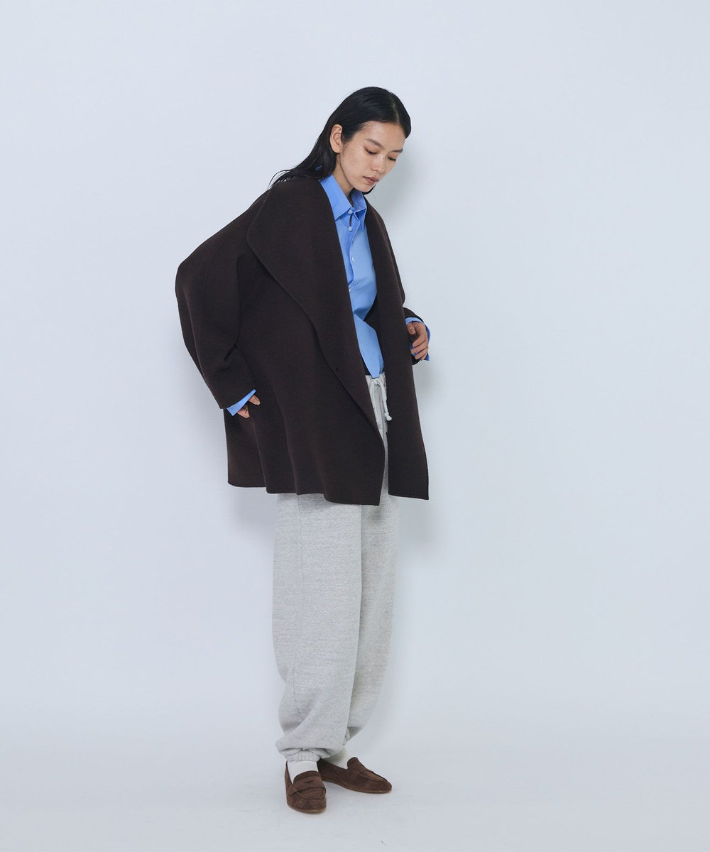 1er Arrondissement ショールコート ブラウン