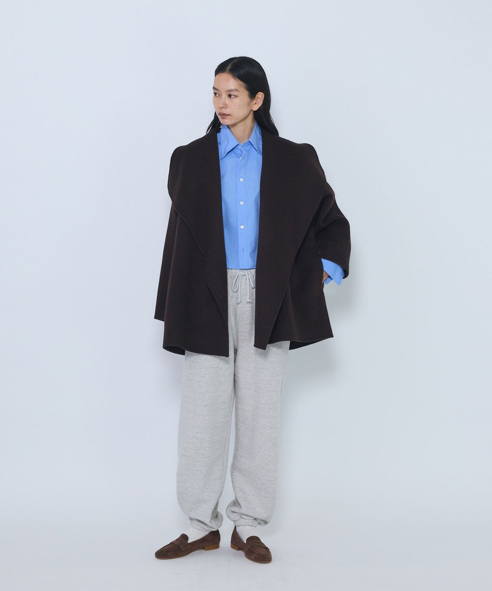 1er Arrondissement ショールコート ブラウン