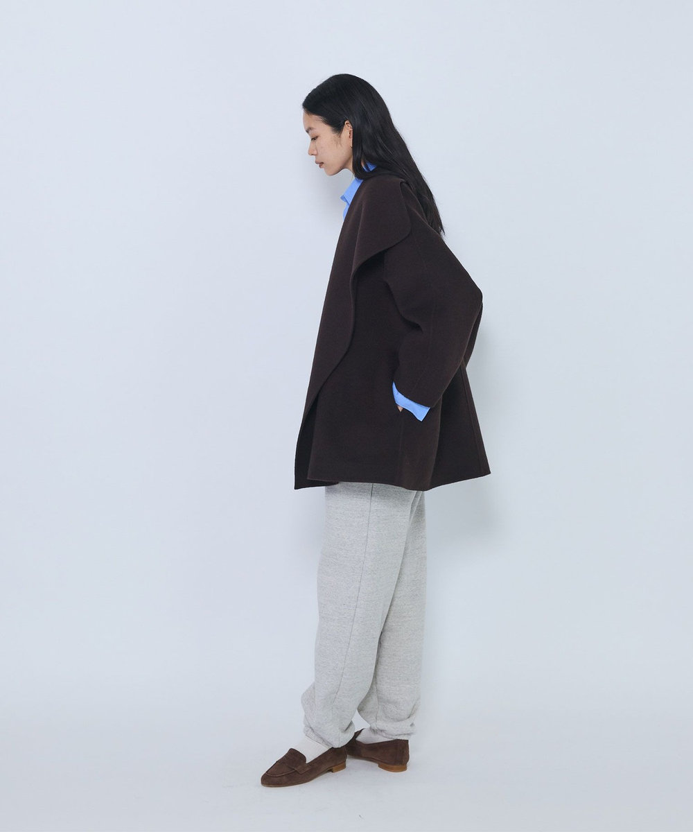 1er Arrondissement ショールコート ブラウン