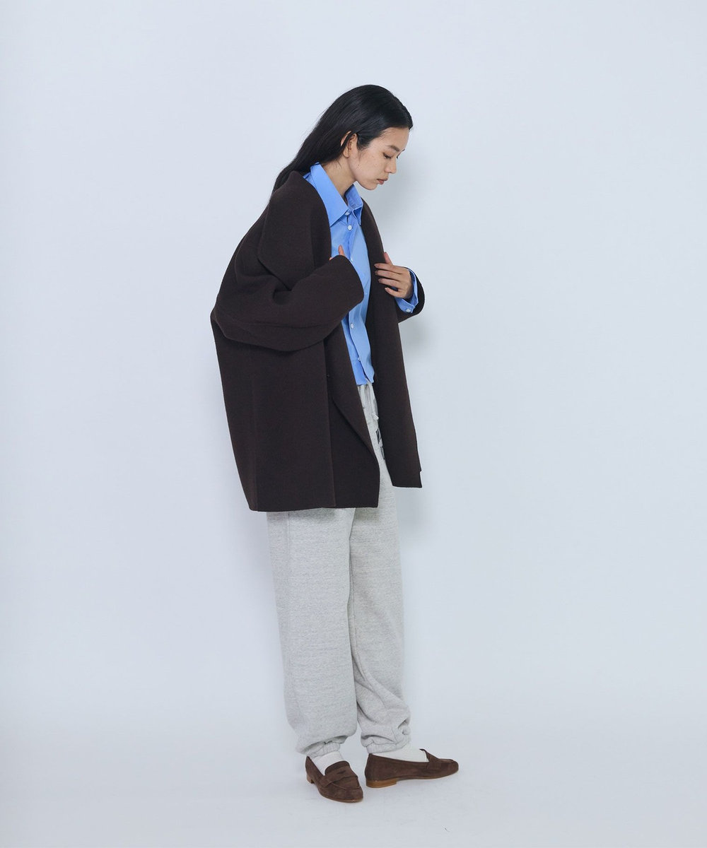 1er Arrondissement ショールコート ブラウン