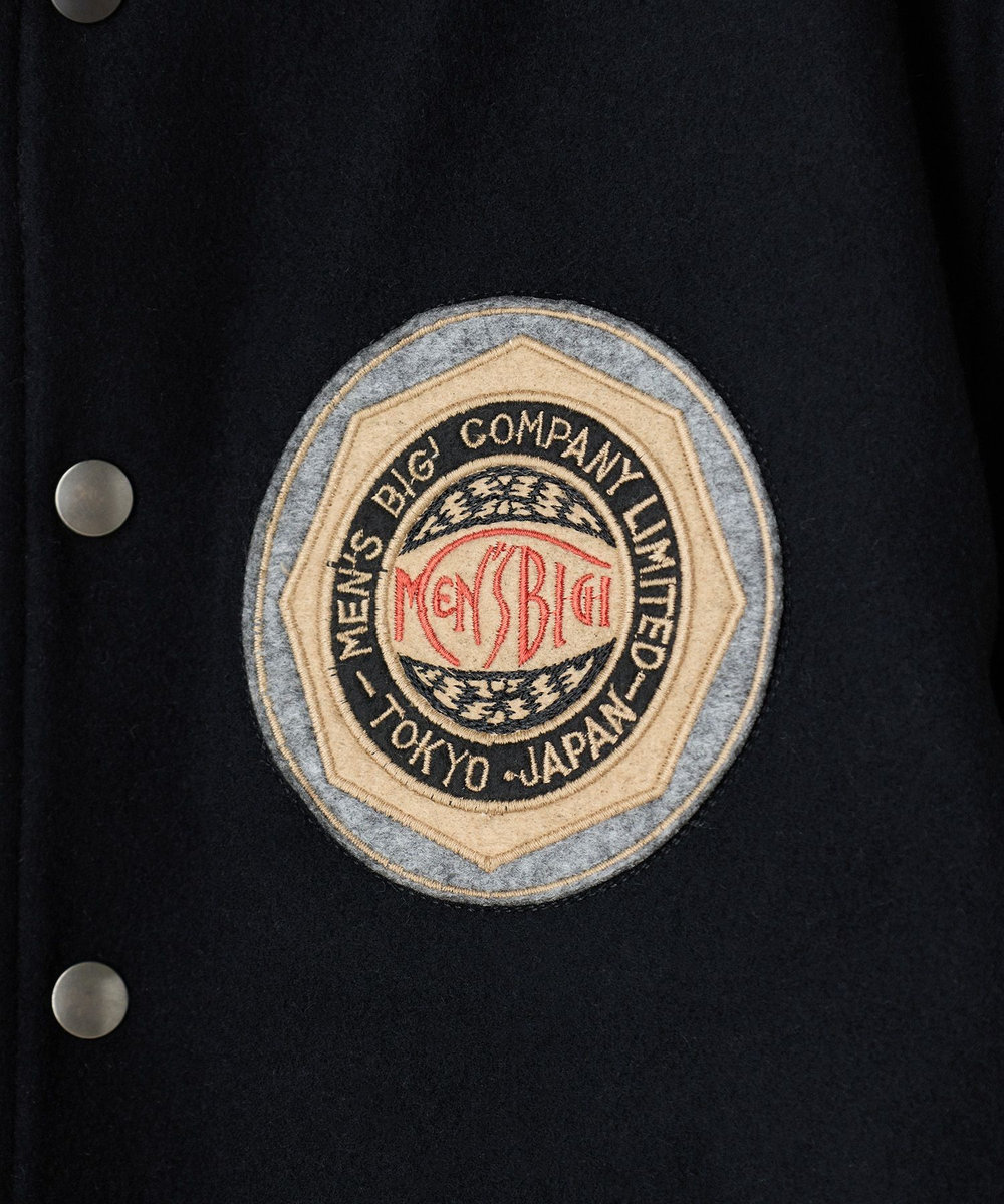 MEN'S BIGI 1985 MODEL Super 140's STADIUM JUMPER ブラック