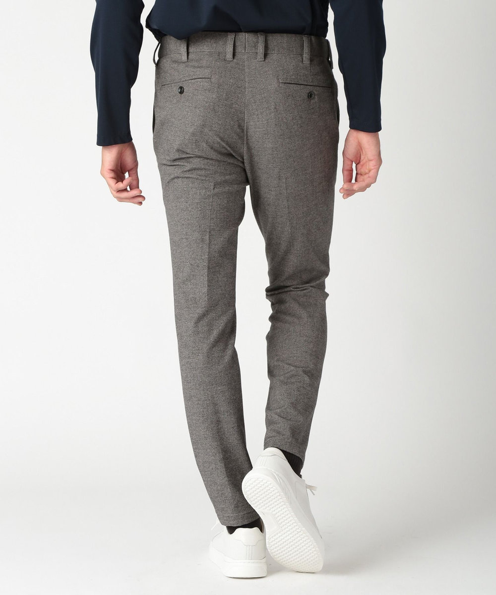 MEN'S BIGI TR起毛ピンドットストレッチパンツ グレー