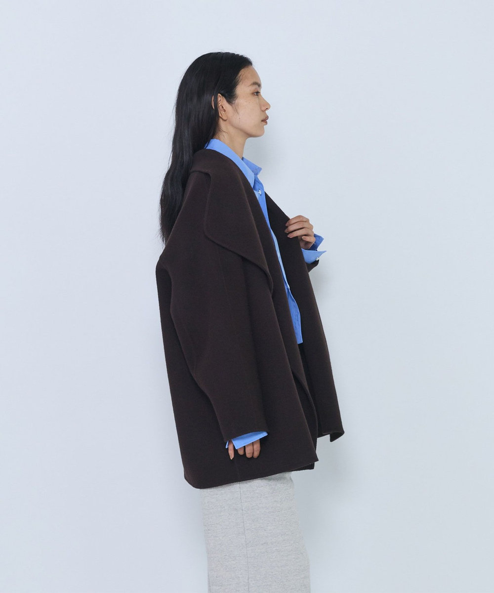 1er Arrondissement ショールコート ブラウン