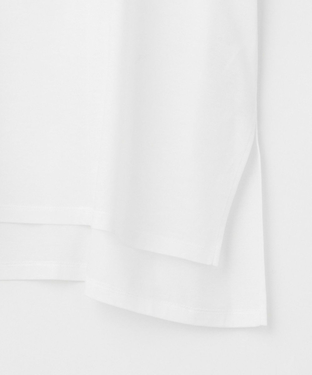 MOGA Lサイズ（大きいサイズ） 【大きいサイズ】60/2天竺メッシュレイヤードクルーネックTシャツ オフホワイト