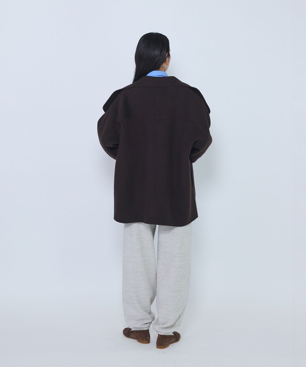 1er Arrondissement ショールコート ブラウン
