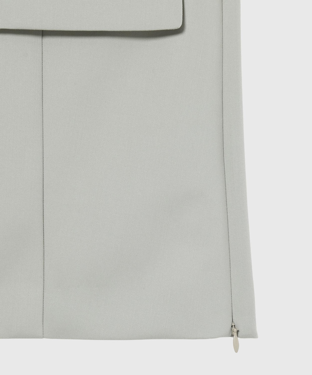 DÉPAREILLÉ WOOL NYLON GABARDINE GILET / ウールナイロンギャバジンジレ グレイッシュベージュ
