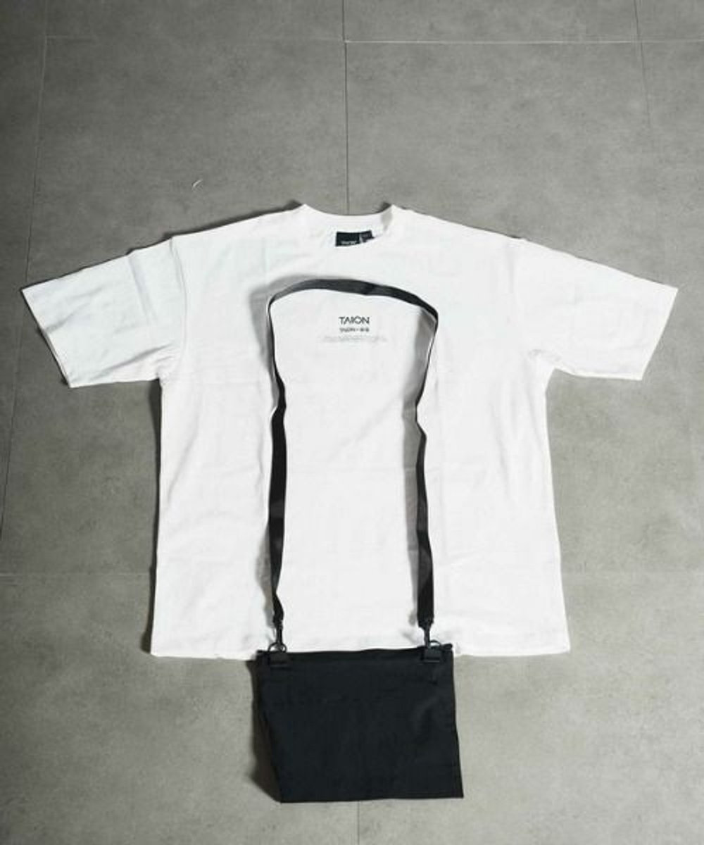 UNION STATION 【TAION】BASIC STORAGE T-SH CONCEPT / ベーシック ロゴ ストレージ Ｔシャツ ホワイト