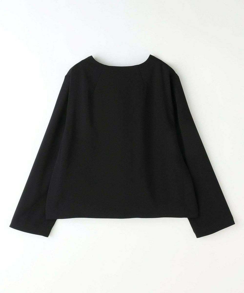 L'EQUIPE バックサテンノーカラージャケット＜現行素材＞ ブラック
