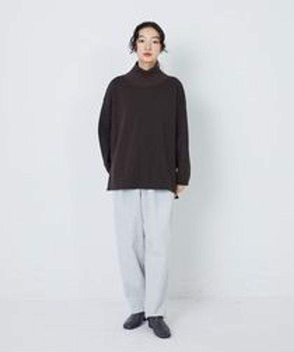 congés payés ADIEU TRISTESSE ポンチリブカラープルオーバー チェック