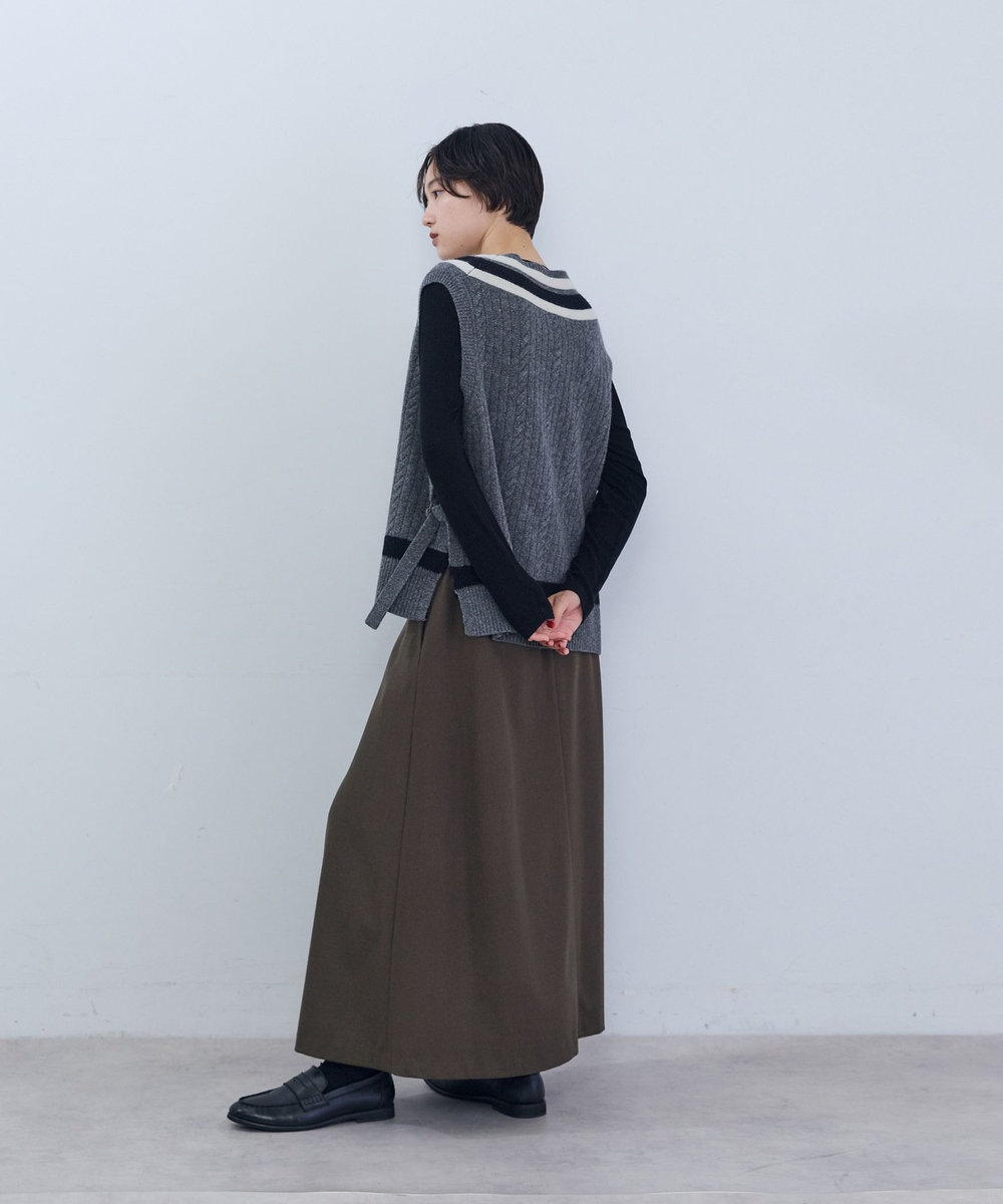 ADIEU TRISTESSE チルデンニットベスト グレー系その他