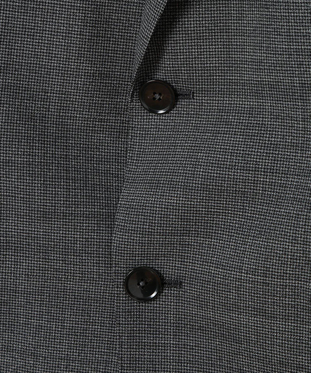 MEN'S BIGI ウールメランジ千鳥格子スーツ＜セットアップ＞ グレー