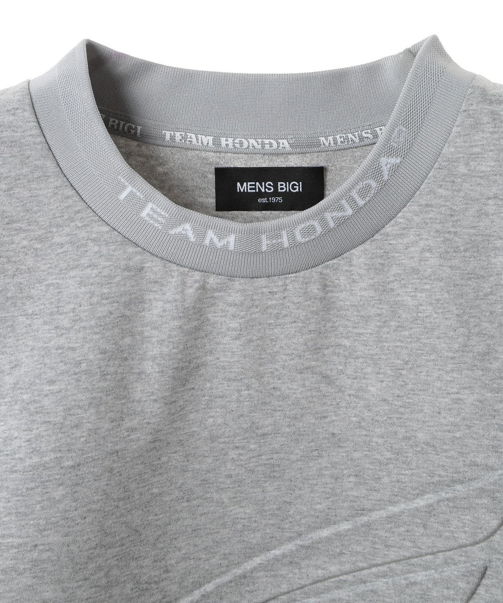 MEN'S BIGI 【HONDA / ホンダ】別注 バイクエンブレムTEE グレー