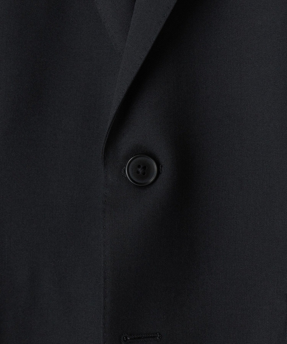 MEN'S BIGI ウールブレンド ブラックフォーマルスーツ＜ストレッチ＞ ブラック