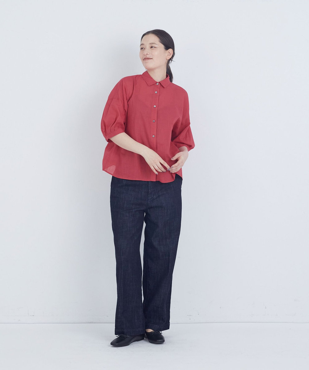 ADIEU TRISTESSE 6.8ozデニムパンツ インディゴブルー