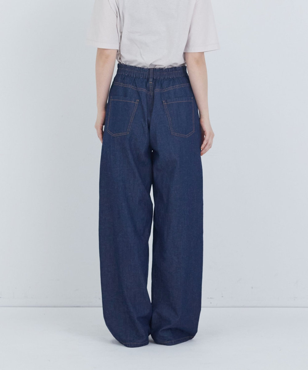 ADIEU TRISTESSE 6.8ozデニムパンツ インディゴブルー