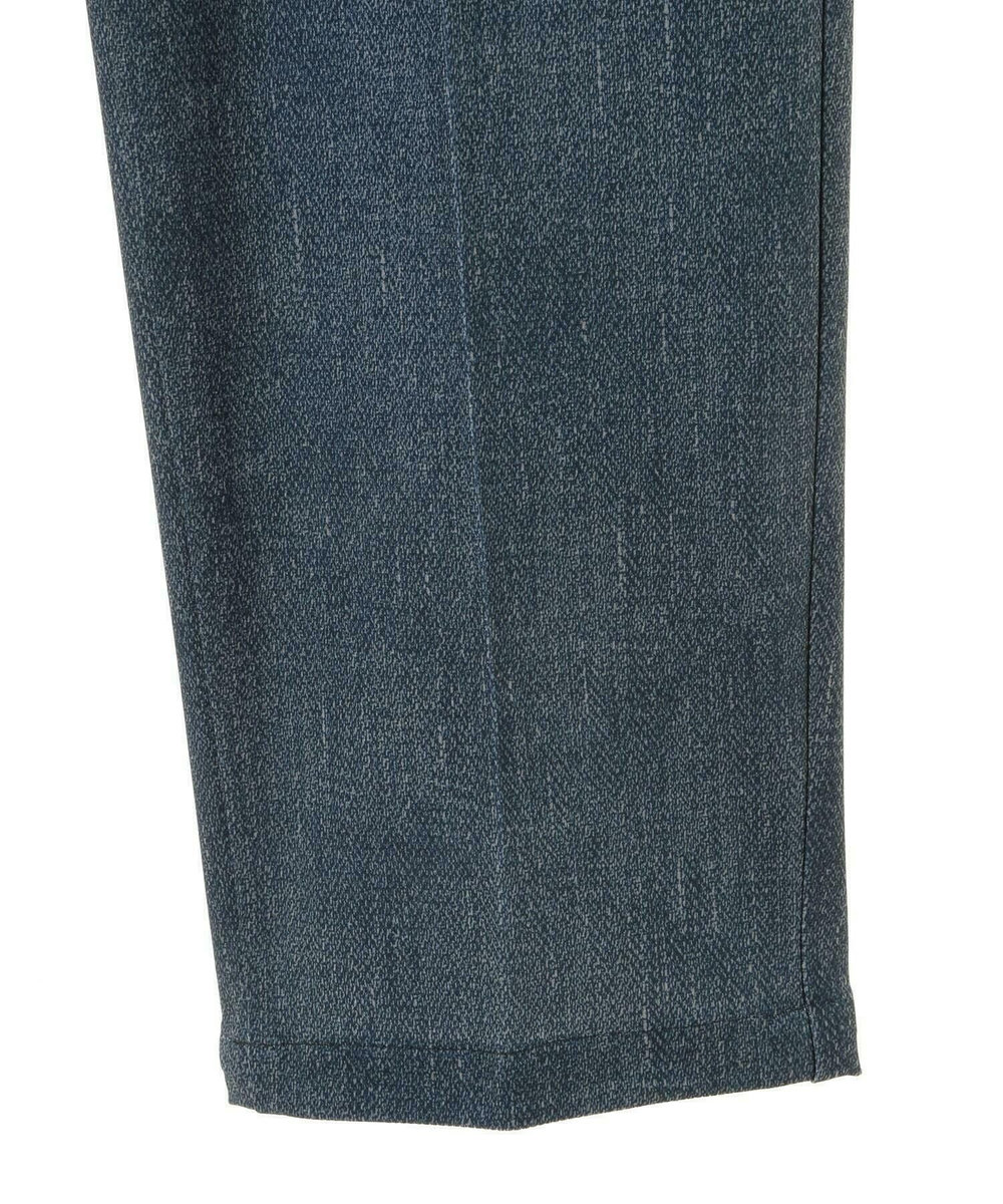 MEN'S BIGI 【COLE HAAN/コール ハーン】別注 トリコットメッシュデニムプリント ストレッチパンツ＜吸水速乾/EASY CARE＞ ブルー
