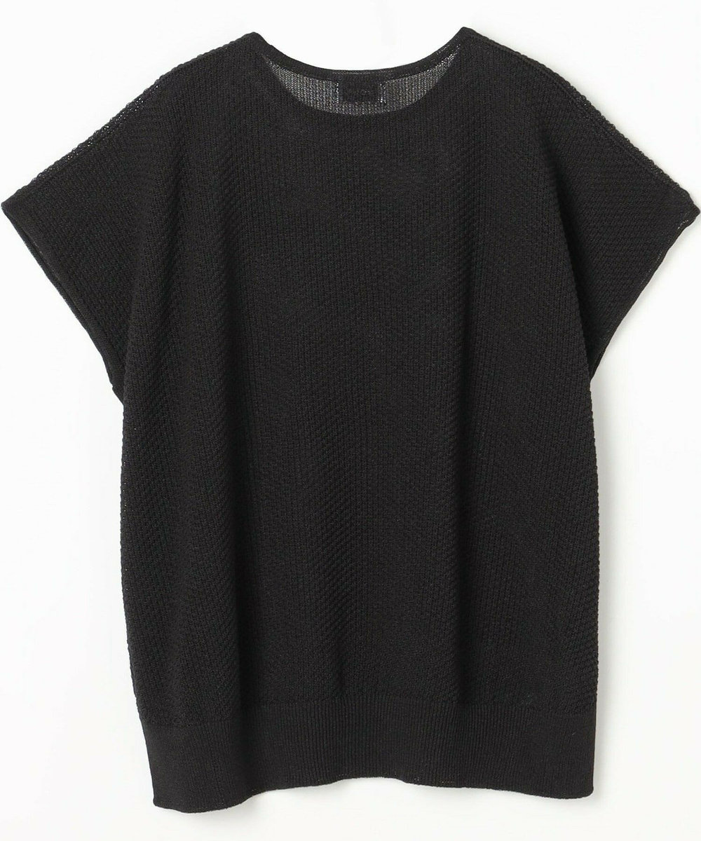 MOGA Lサイズ（大きいサイズ） 【大きいサイズ】TAKUMIドロップショルダーニット ブラック