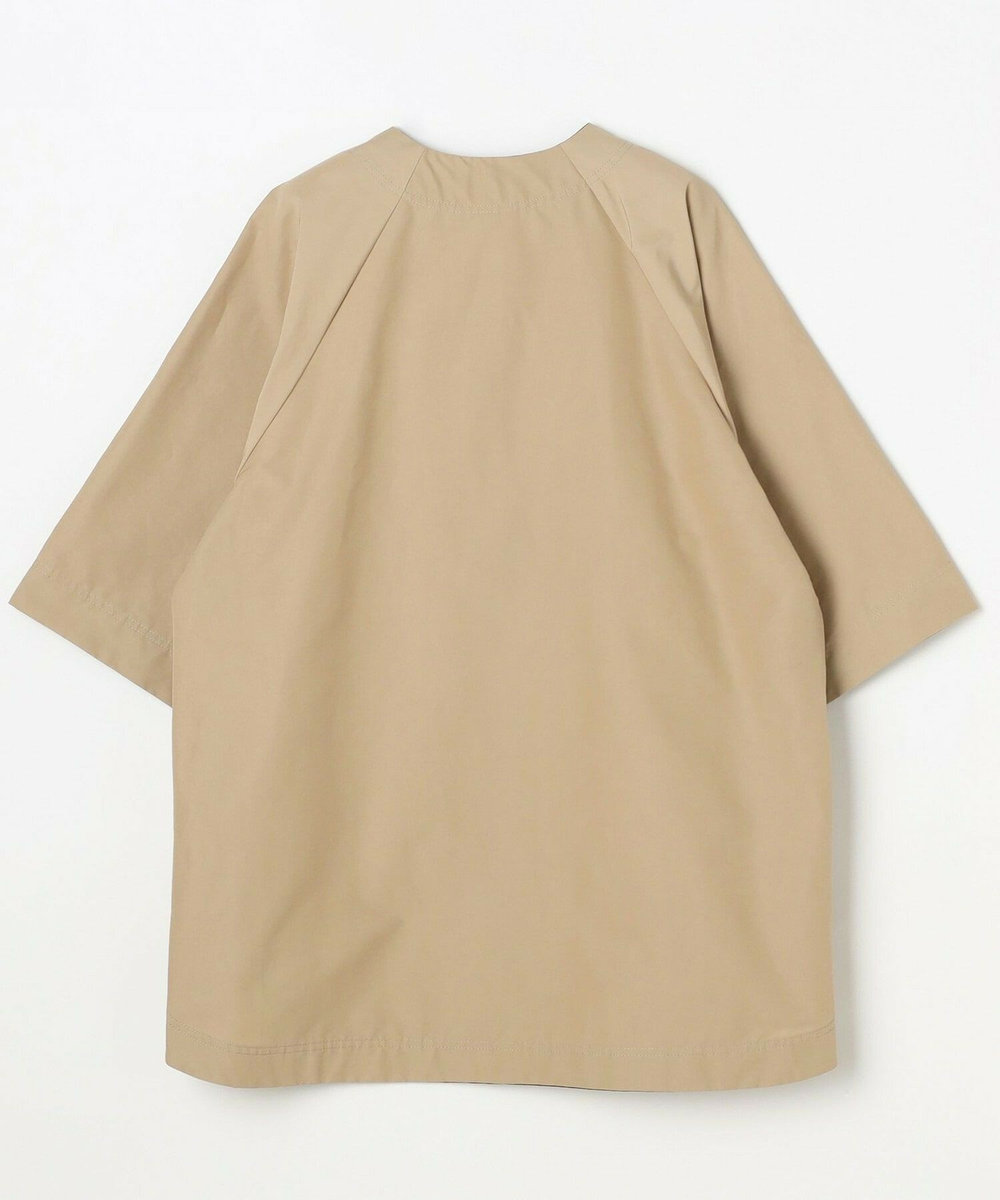 L'EQUIPE コットンナイロングログランコート ベージュ
