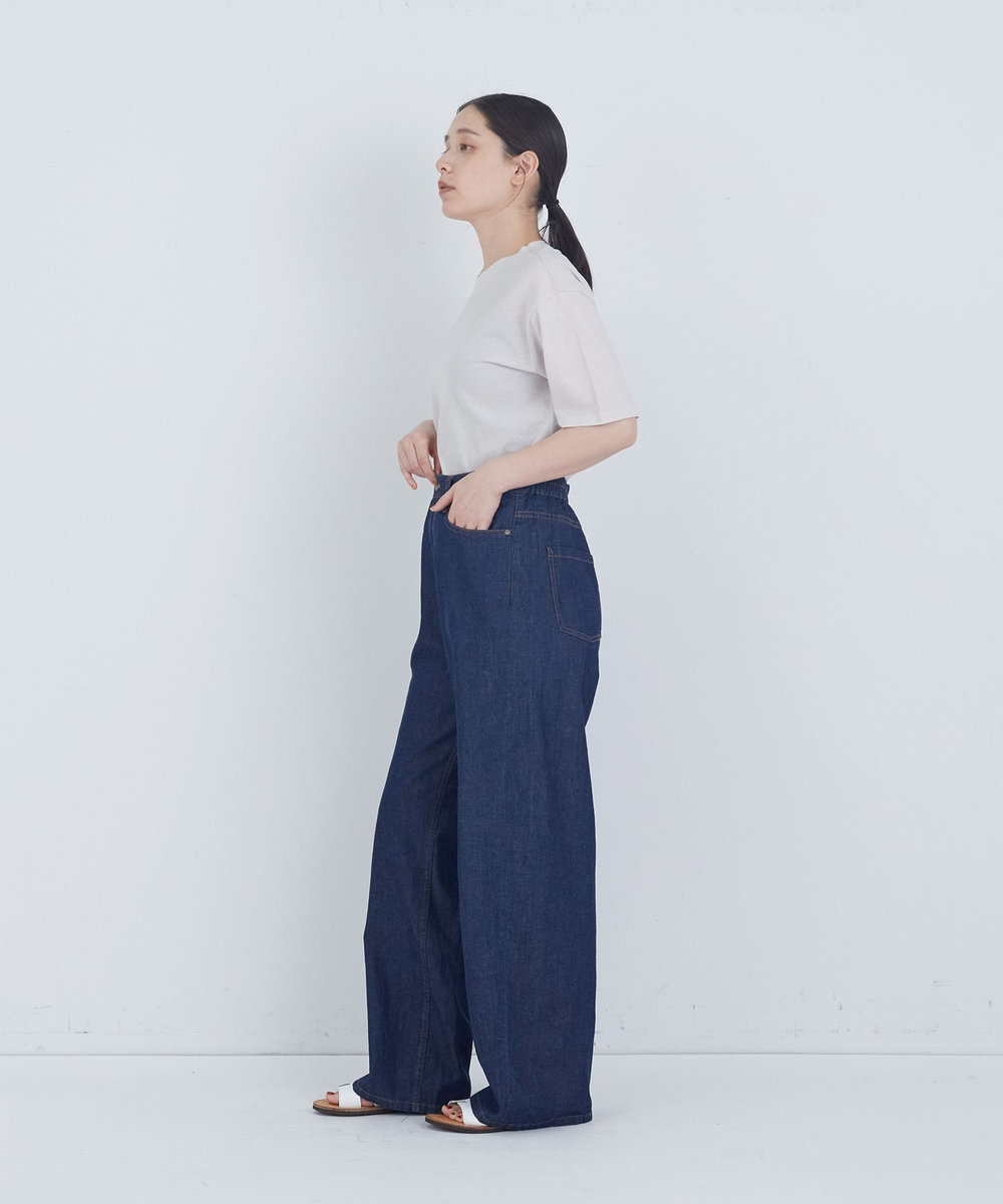 ADIEU TRISTESSE 6.8ozデニムパンツ インディゴブルー