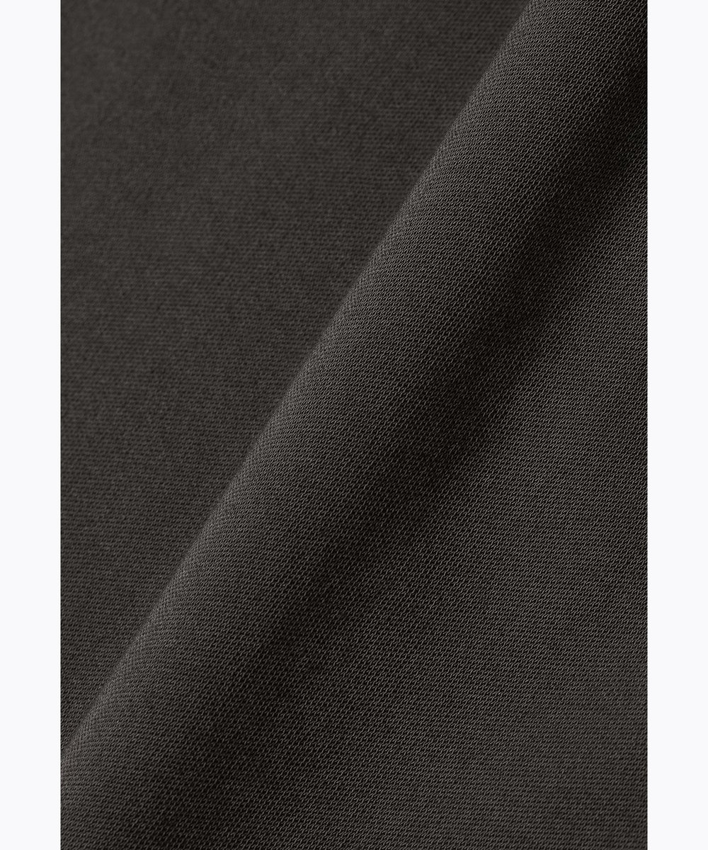 DÉPAREILLÉ SMOOTH JERSEY SHORT SLEEVE DRESS / スムースジャージーショートスリーブドレス ブラウン