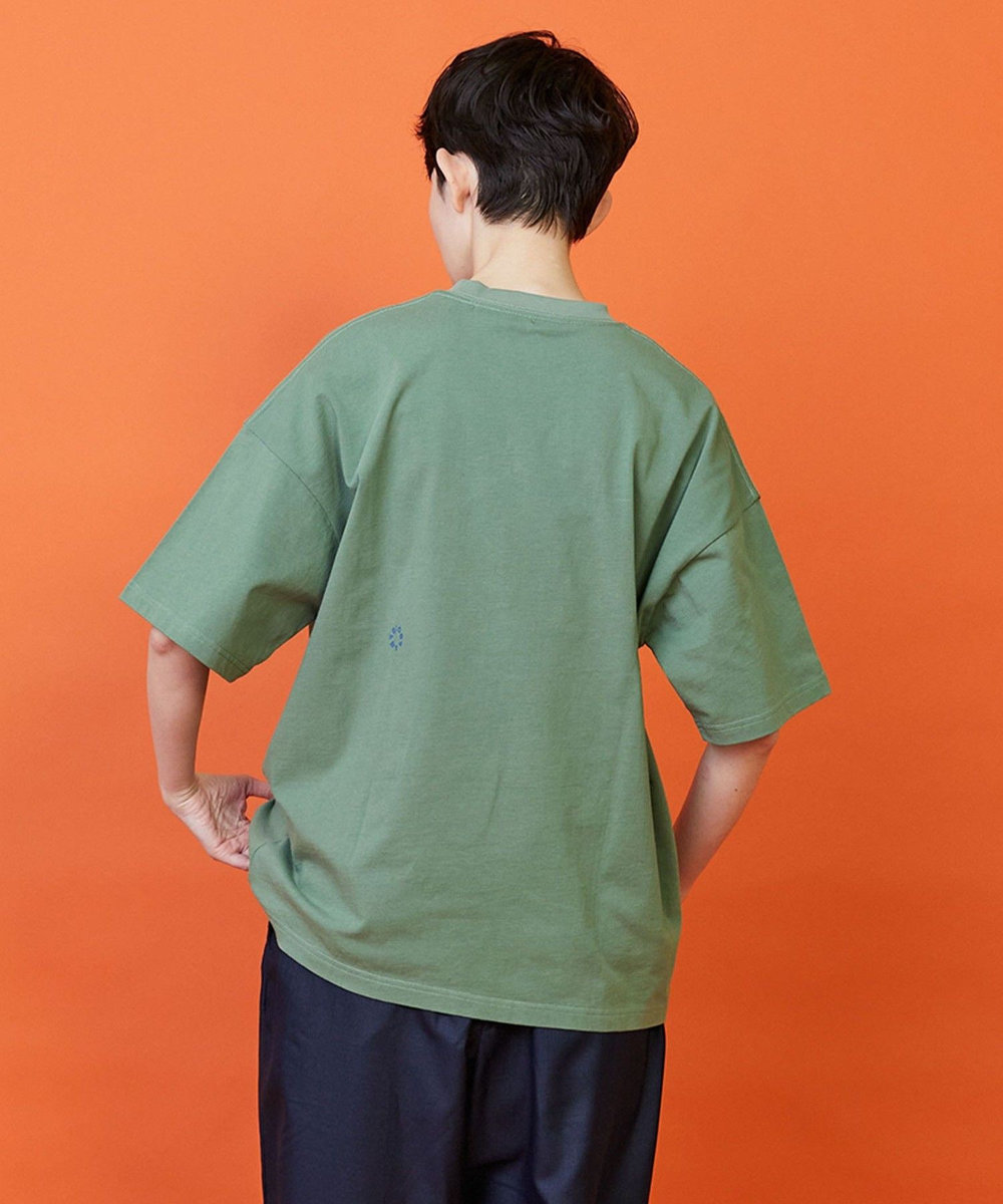FRAPBOIS フォームドットＴシャツ グリーン