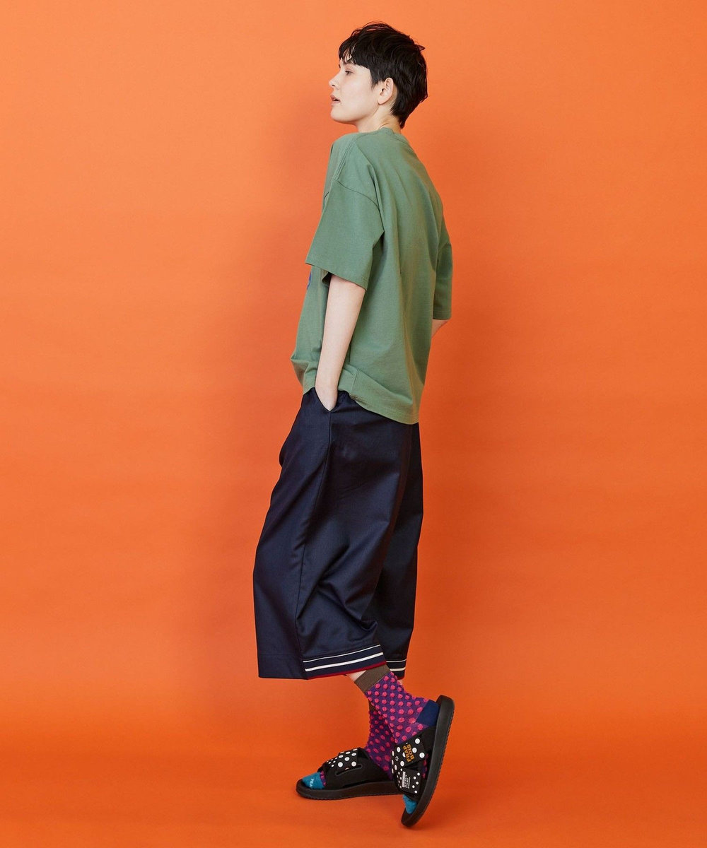 FRAPBOIS フォームドットＴシャツ グリーン