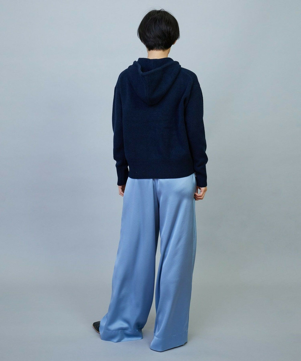 MOGA ANNUAL×MOGA　ウールカシミヤニットパーカー ネイビー