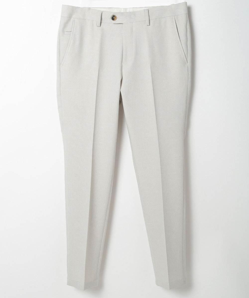 MEN'S BIGI ウール調メランジシャークパンツ グレー