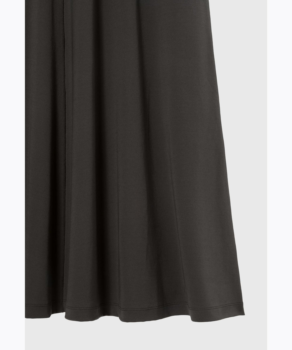 DÉPAREILLÉ SMOOTH JERSEY SHORT SLEEVE DRESS / スムースジャージーショートスリーブドレス ブラウン