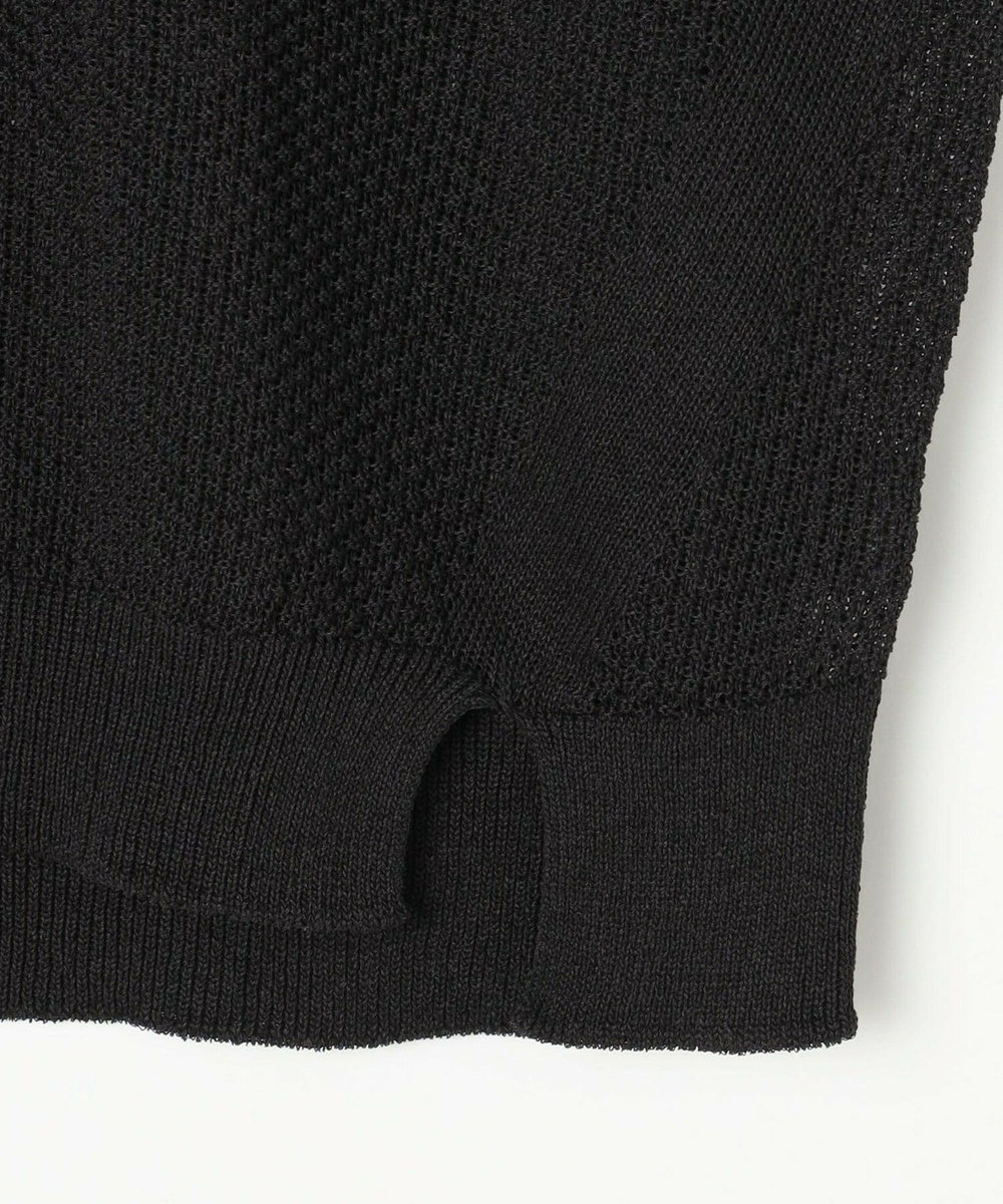 MOGA Lサイズ（大きいサイズ） 【大きいサイズ】TAKUMIドロップショルダーニット ブラック